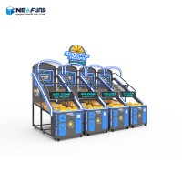 Neofuns Huge Basketball Machine with led lighting Tall Basketball  Shooting Game Machine for Adults