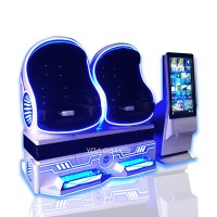 Fourth generation 9D VR game machine with 2 motion seats 9D egg VR cinema