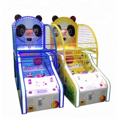 Panda kids basketball sport game machine attractive kids basketball machine