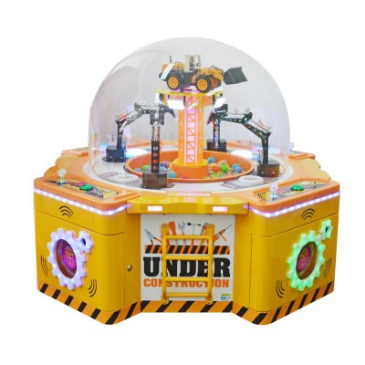 under construction ball vending machine coin operated vending games