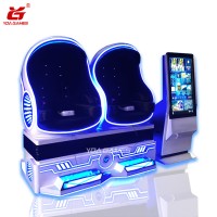 New design 9D VR simulator game machine 2 seats 9D egg VR cinema