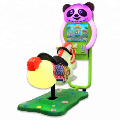 YDA 3D Bear Golden Horse coin operated kiddie ride game machine