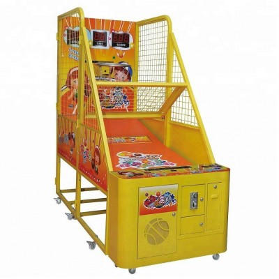 Popular kids sport game machine hot coin operated kids basketball game machine