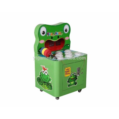 Newest mini kids hit frog small coin operated video game machine for sale