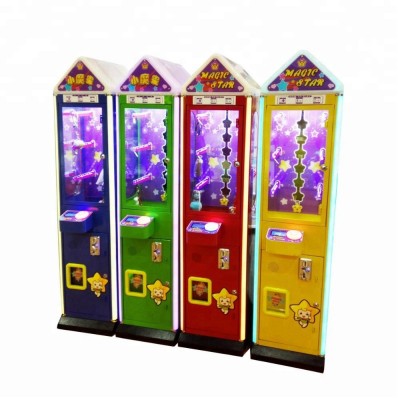 Push to win kids prize game machine hot sale mini vending machine