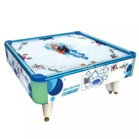 Newest big square hockey four players 4P air hockey redemption machine for sale