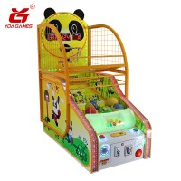 Attractive Panda kids basketball arcade game machine popular kids basketball machine